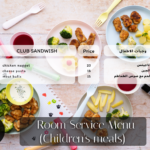 Room Service Menu (Children's meals)