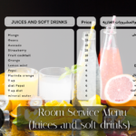 Room Service Menu (Juices and soft drinks)